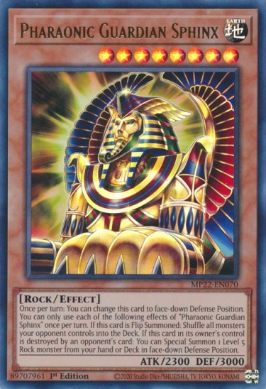 Pharaonic Guardian Sphinx (MP22-EN070) - 1st Edition