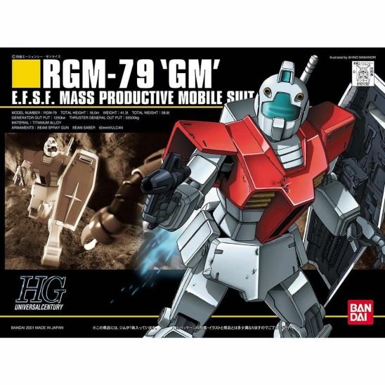 Model Kit RGM-79 GM (1/144 HGUC GUNDAM)