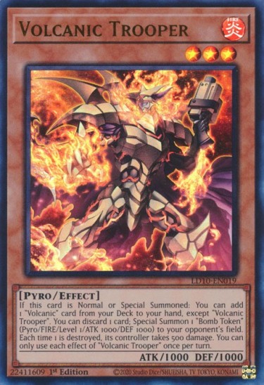 Volcanic Trooper (LD10-EN019) - 1st Edition