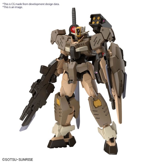 Model Kit Gundam 00 Command Qan[T] Desert Type (1/144 HG Gundam)