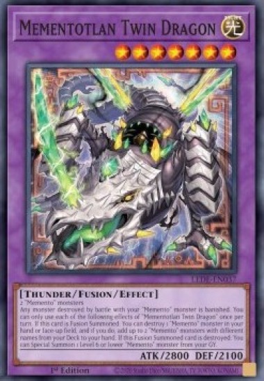 Mementotlan Twin Dragon (LEDE-EN037) - 1st Edition