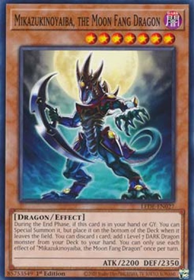 Mikazukinoyaiba, the Moon Fang Dragon (LEDE-EN027) - 1st Edition