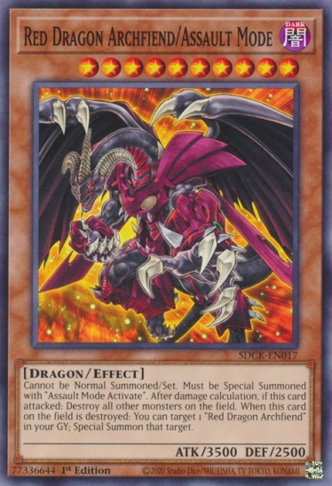 Red Dragon Archfiend/Assault Mode (SDCK-EN017) - 1st Edition