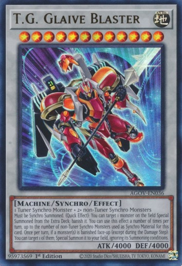 T.G. Glaive Blaster (AGOV-EN036) - 1st Edition