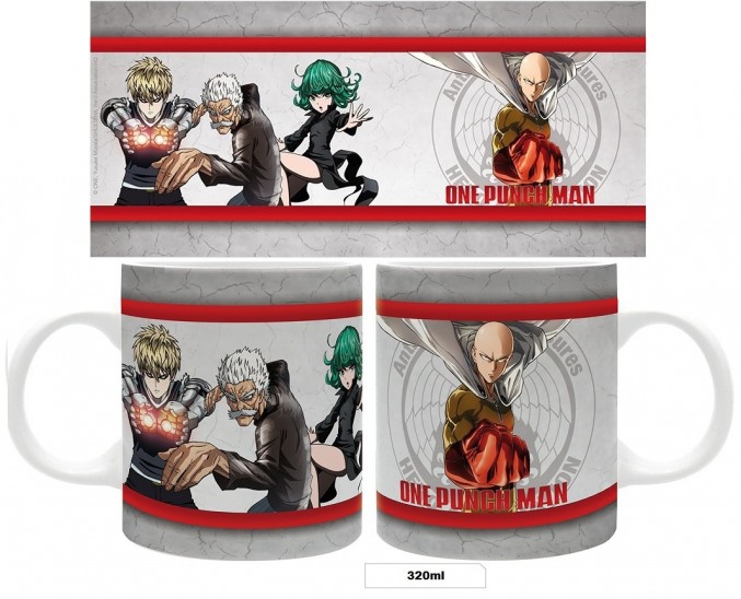 Κούπα Saitama + Characters (320ml)