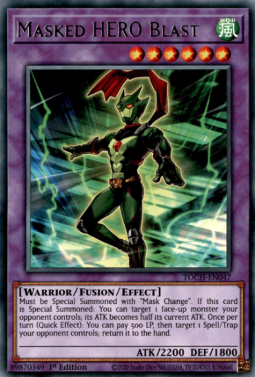 Masked HERO Blast (TOCH-EN047) - 1st Edition