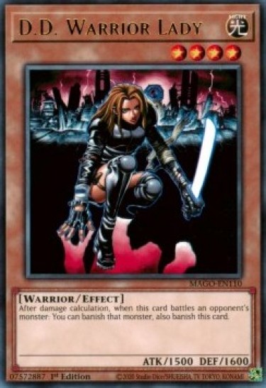 D.D. Warrior Lady (MAGO-EN110) - 1st edition