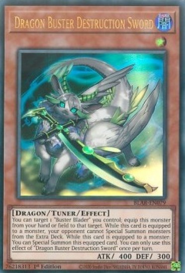 Dragon Buster Destruction Sword (BLAR-EN079) - 1st Edition