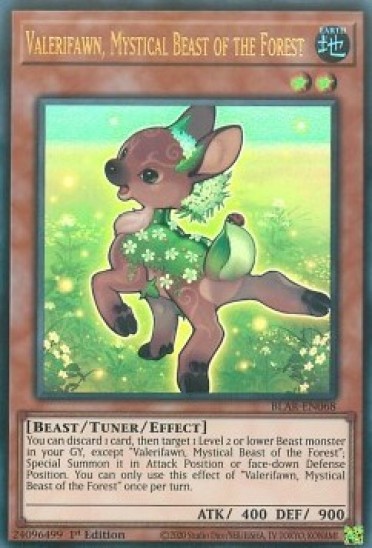 Valerifawn, Mystical Beast of the Forest (BLAR-EN068) - 1st Edition