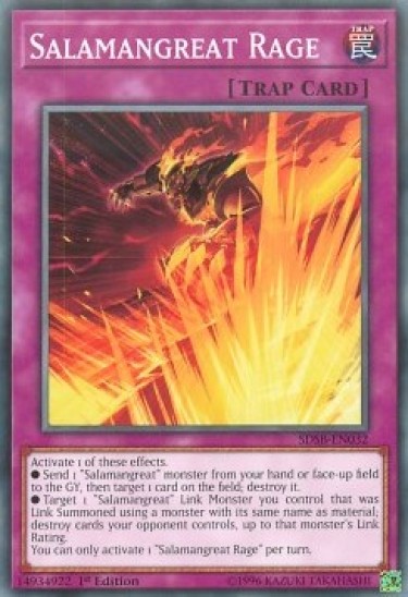 Salamangreat Rage (SDSB-EN032) - 1st Edition