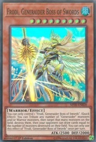 Frodi, Generaider Boss of Swords (MYFI-EN028) - 1st Edition