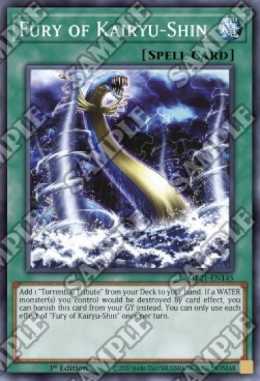 Fury of Kairyu-Shin (MP21-EN145) - 1st Edition