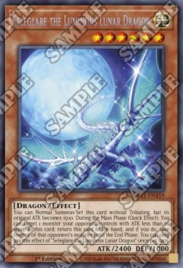 Seleglare the Luminous Lunar Dragon (MP21-EN159) - 1st Edition