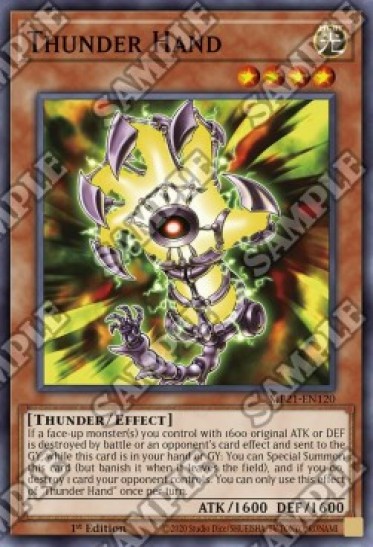 Thunder Hand (MP21-EN120) - 1st Edition