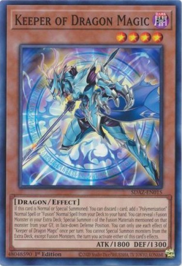 Keeper of Dragon Magic (SDAZ-EN015) - 1st Edition