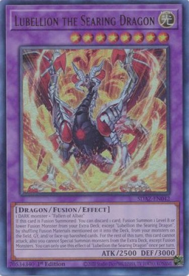 Lubellion the Searing Dragon (SDAZ-EN042) - 1st Edition