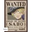 Αφίσα Wanted Sabo 602M Beli (52x38)