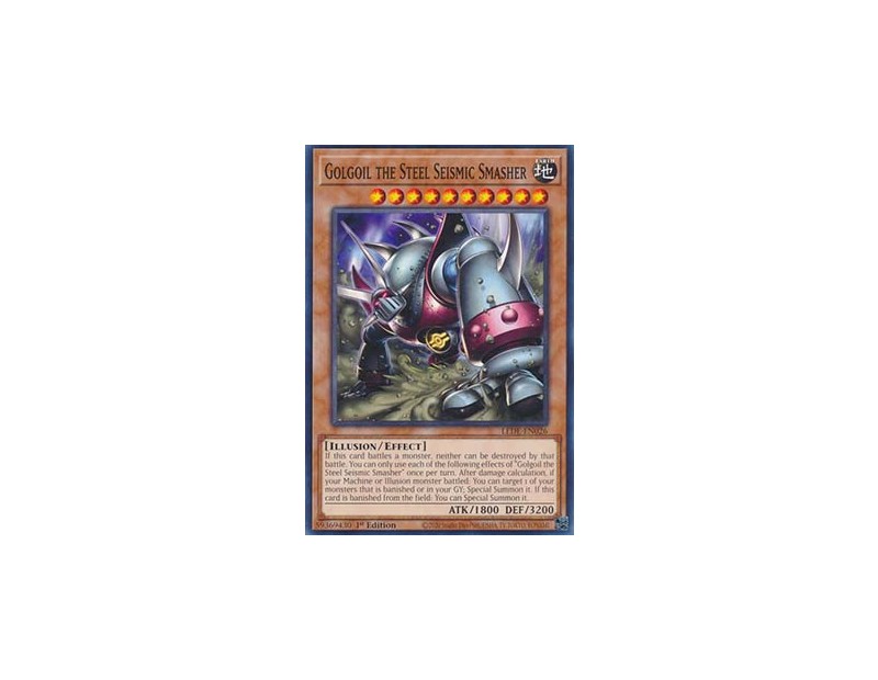 Golgoil the Steel Seismic Smasher (LEDE-EN026) - 1st Edition