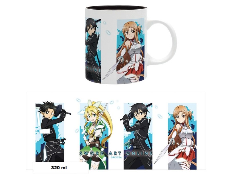 Κούπα Kirito, Asuna & Leafa (320ml Κεραμική)