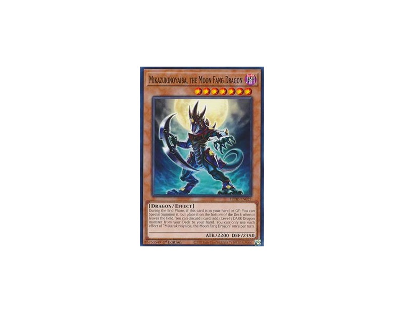 Mikazukinoyaiba, the Moon Fang Dragon (LEDE-EN027) - 1st Edition