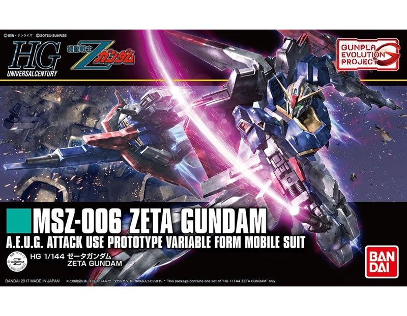 Model Kit ZETA GUNDAM (1/144 HG Gundam)