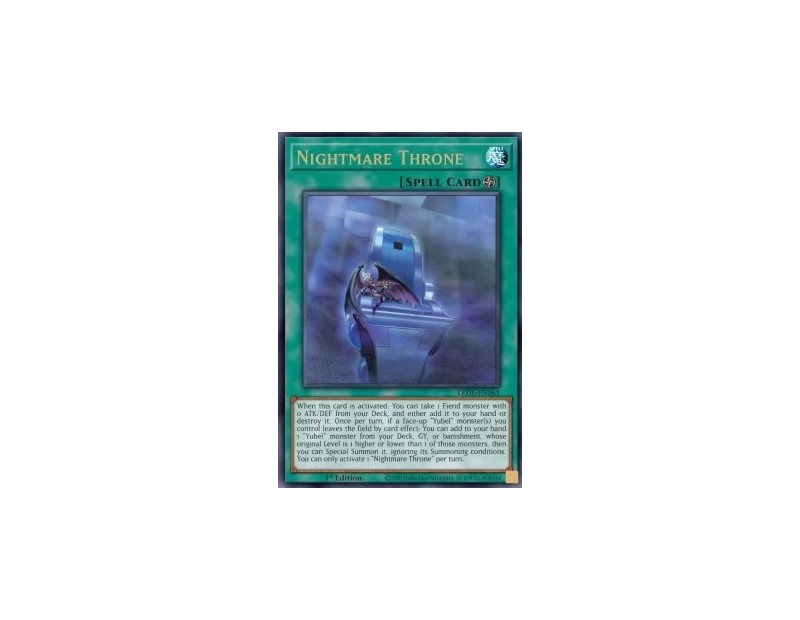 Nightmare Throne (LEDE-EN061) - 1st Edition