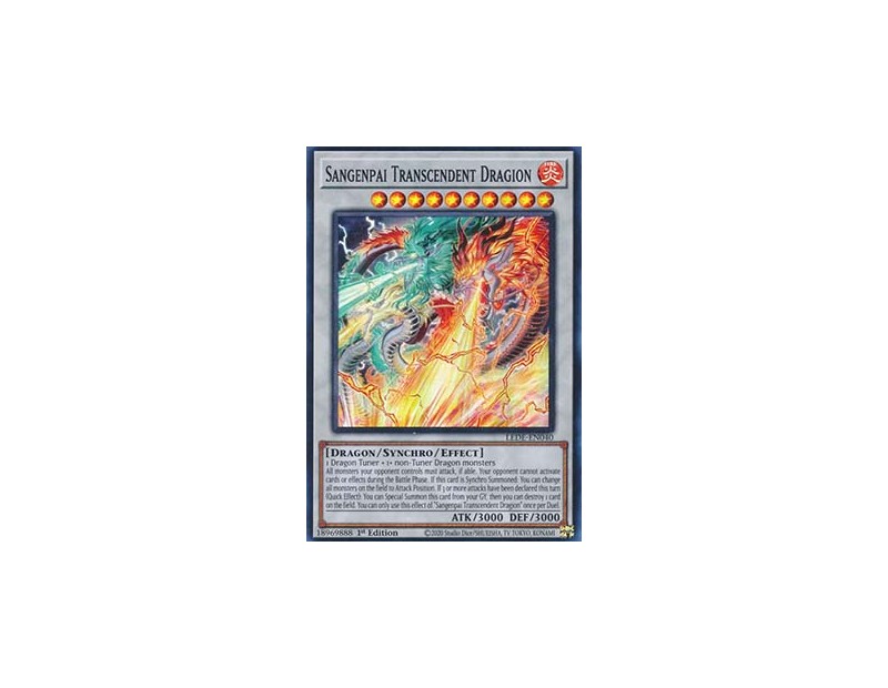 Sangenpai Transcendent Dragion (LEDE-EN040) - 1st Edition