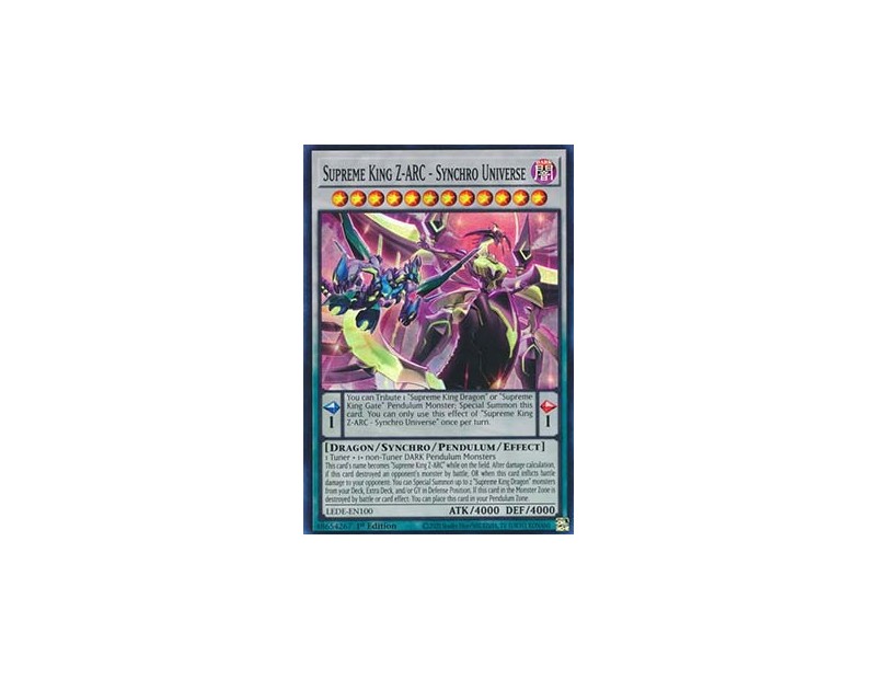 Supreme King Z-ARC - Synchro Universe (LEDE-EN100) - 1st Edition