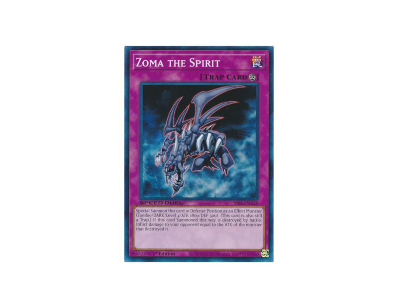 Zoma the Spirit (SS05-ENA28) - 1st Edition