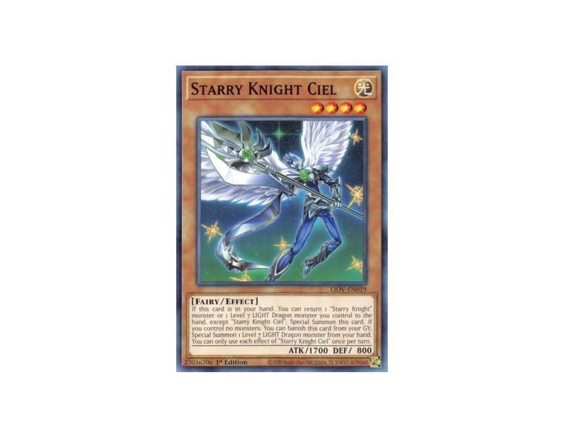 Starry Knight Ciel (LIOV-EN019) - 1st Edition