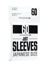 Just Sleeves - Japanese Size Black (60 Sleeves)