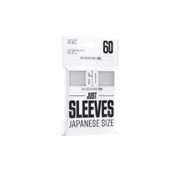 Just Sleeves - Japanese Size White (60 Sleeves)