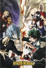 Aφίσα My Hero Academia Heroes vs Vilains (91.5x61 cm)