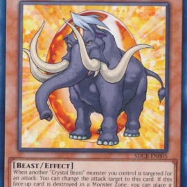 Crystal Beast Amber Mammoth (SDCB-EN005) - 1st Edition