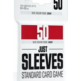 Just Sleeves - Standard Size Red (50 Sleeves)