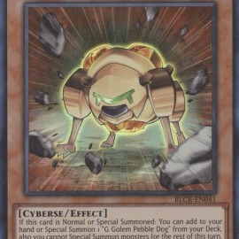 G Golem Pebble Dog (BLCR-EN041) - 1st Edition