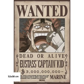 Αφίσα Wanted Captain Eustass Kid Wano (52x38)