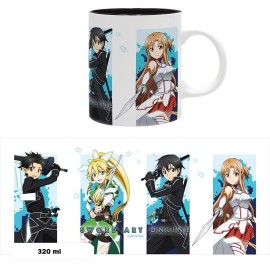 Κούπα Kirito, Asuna & Leafa (320ml Κεραμική)