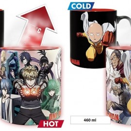 Κούπα Saitama & Genos (Heat Change 460ml)