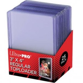 Ultra Pro 3x4 Clear Regular Toploader (25 τεμάχια)